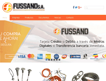 Tablet Screenshot of fussand.com